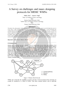 A Survey on challenges and issues designing protocols for MRMC