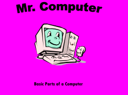 Basic Parts of a Computer