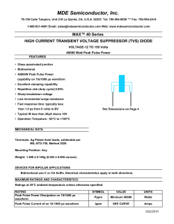 MAX-40 Series - MDE Semiconductor