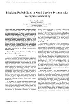 Blocking Probabilities in Multi-Service Systems with