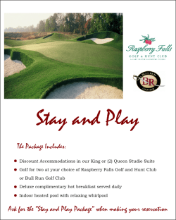 Stay and Play - Comfort Suites