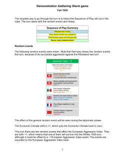 Demonstration Gathering Storm game