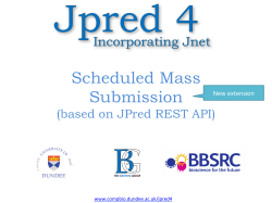 Scheduled Mass Submission