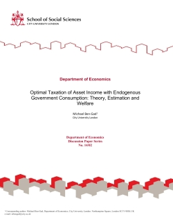 Optimal Taxation of Asset Income with Endogenous Government