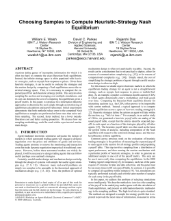 Choosing Samples to Compute Heuristic-Strategy