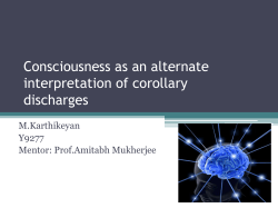 Consciousness as an alternate interpretation of corollary