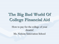 Scholarship Power Point finanical_aid