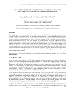 124 LOCAL REGION-BASED ACM WITH - UM E