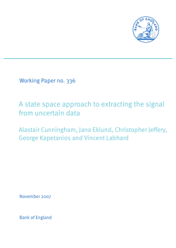 A state space approach to extracting the signal