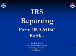 1099-MISC - CAP Members