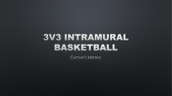 3v3 Intramural Basketball