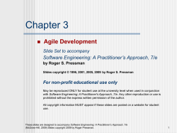 Slide Set to accompany Web Engineering: A Practitioner Approach