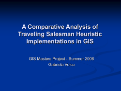 A Comparative Analysis of Traveling Salesman Heuristic