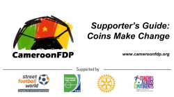 Supporter`s Guide-Coins Make Change