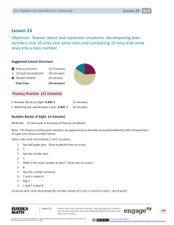 Kindergarten Mathematics Module 5, Topic E, Lesson 23