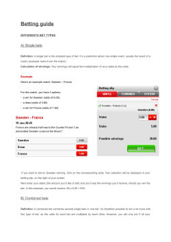 Betting guide
