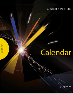 Calendar - Year Planning