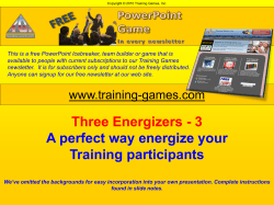 Introduction by Association - Training