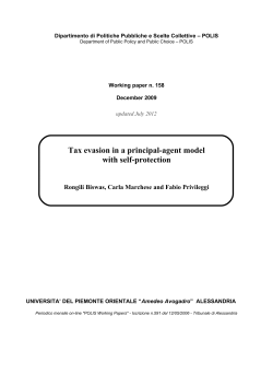 Tax evasion in a principal-agent model with self-protection
