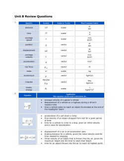 Unit B Review Questions