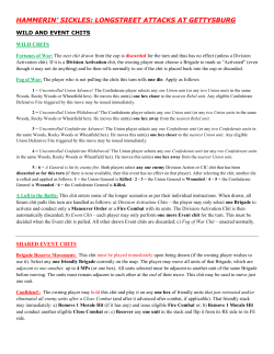 hammerin` sickles: longstreet attacks at gettysburg