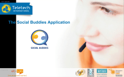 Social Buddies Application