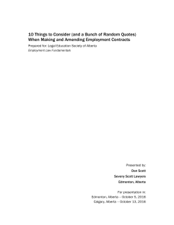 10 Things to Consider (and a Bunch of Random Quotes) When