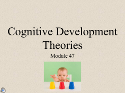 Piaget`s Cognitive Development Theory
