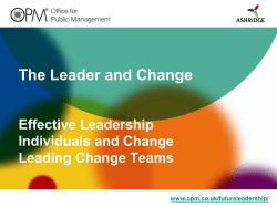 MBTI - Responses to Change IS