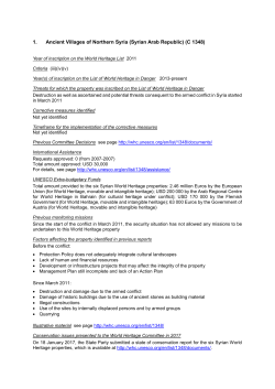 SOC - UNESCO World Heritage Centre