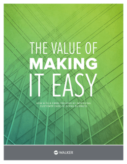 how b-t0-b firms prosper by improving customer ease of doing