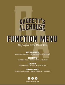 the perfect event starts here - Barrett`s Alehouse North Attleboro