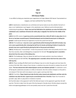 2015 Top 12 5V5-Soccer Rules