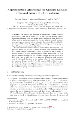 Approximation Algorithms for Optimal Decision Trees and Adaptive