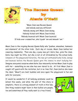 Mean Jean was The Recess Queen!