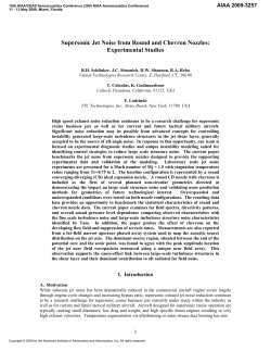 Supersonic Jet Noise from Round and Chevron Nozzles