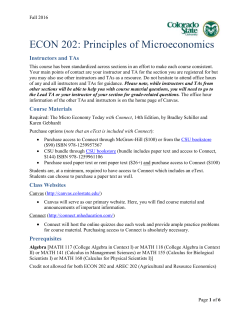 This course has been standardized across sections in an effort to