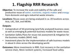 Resource Recovery and Reuse SRP