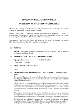 Consideration was given to the Draft Self Assessment of the services