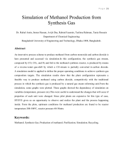 Conversion of synthesis gas to methanol and