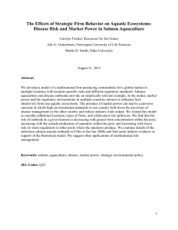 The Effects of Strategic Firm Behavior on Aquatic Ecosystems