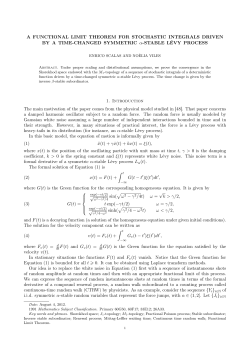 A Functional Limit Theorem for stochastic integrals driven by a time