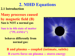 2. MHD Equations