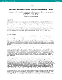 Dancing the Sample-Size Limbo with Mixed Models