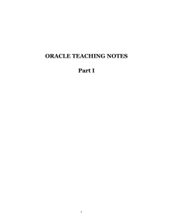 SQL Topic 1. Basic SQL