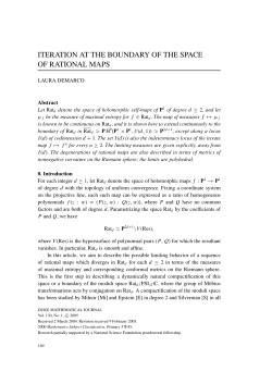 iteration at the boundary of the space of rational maps