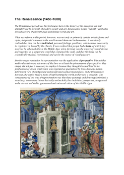 Baroque / Metaphysical poetry