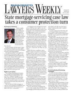 State mortgage-servicing case law takes a consumer protection turn