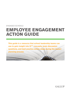 EMPLOYEE ENGAGEMENT ACTION GUIDE