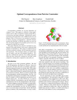 Optimal Correspondences from Pairwise Constraints